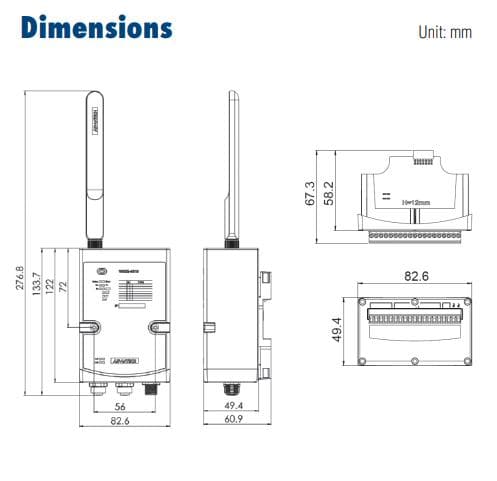Dimenisons WISE-4610