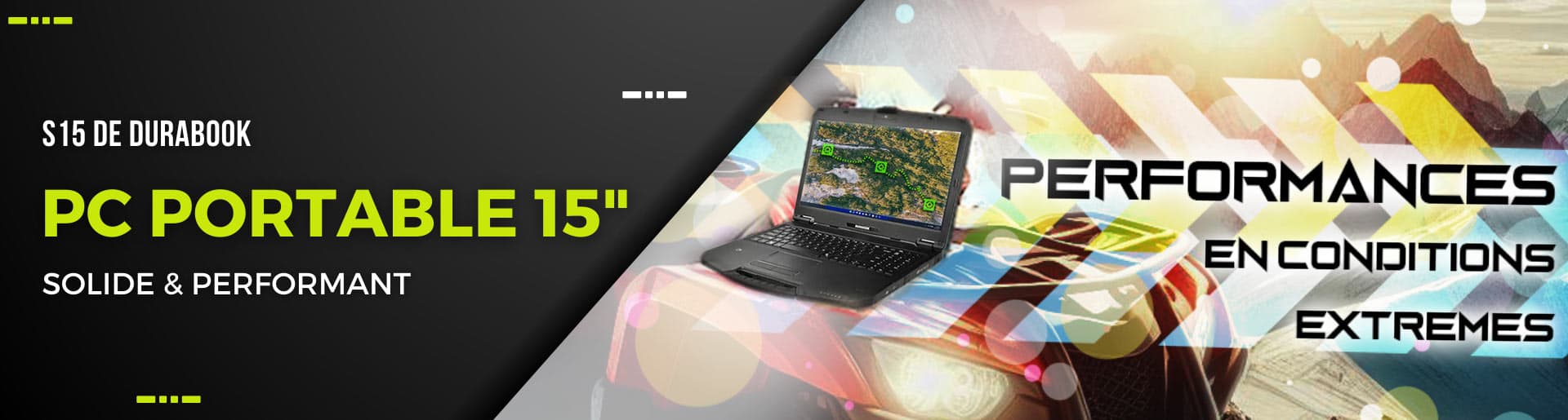 Nouveau ! Le S15 Durabook, un PC portable durci 15 pouces, performant, avec pavé numérique !