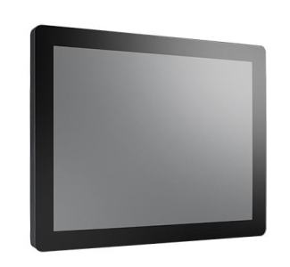 IDP31-150 Ecran industriel tactile plat ultra fin, angle arrondis, sans bezel. Vitre durcie