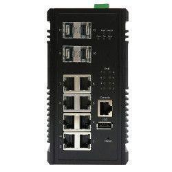 ISGPOEMT804G Switch PoE+ Gigabit 8 ports + 4 SFP