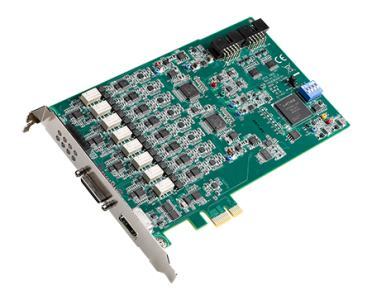 PCIE-1803-AE Carte d'acquisition son et vibration PCIe avec 8 entrées analogiques