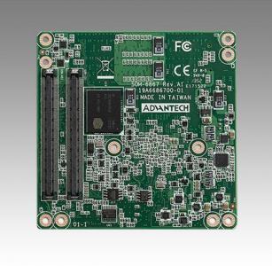 Carte industrielle COM Express Compact pour informatique embarquée, SOM-6867RC-U0A1E w/Phoenix Gold -20~80C