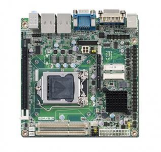 AIMB-203G2-00A1E Carte mère industrielle, miniITX LGA1150.VGA/DP/DVI/LVDS/PCIe/2GbE