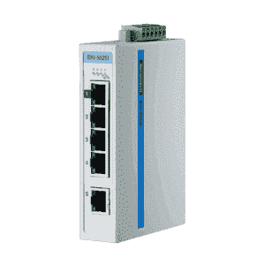 Switch Rail DIN protocole automatisme  5 ports 10/100 Mbps -40°C 75°C