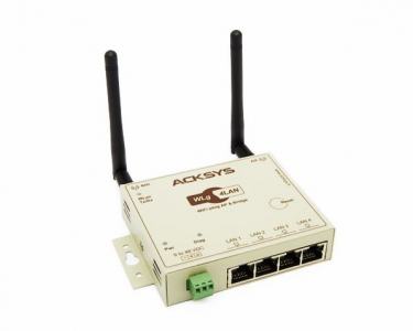 WLg-4LAN Commutateur Ethernet 4 ports + WiFi 802.11a/b/g/h intégré (fonctions AP, bridge, répéteur WDS)