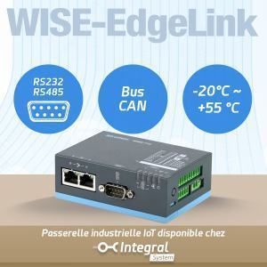 ESRP-PCS-WISE710 Passerelle IoT industriel pour WISE-EdgeLink avec ARM CortexA9 2 x LAN, 3 x COM  4 x entrées/sorties digitales