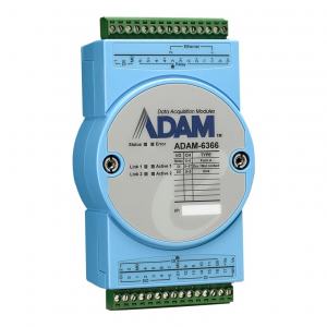 ADAM-6366-A1 Module ADAM Ethernet OPC-UA avec 6 sorties SSR, 18 entrées digitales et 6 sorties digitales compatible Modbus TCP