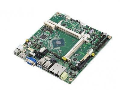 AIMB-215D-S6A1E Carte mère industrielle, ATOM Baytrail QC2.0G MINI-ITX w/VGA,LVDS,DP,2GbE