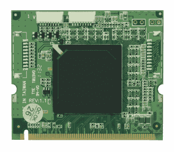 Carte industrielle d'acquisition vidéo, MINIPCI 4CH H.264 HW COMPRESSION VIDEO CARD