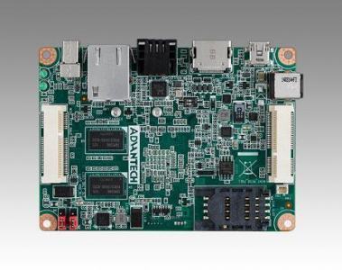 RSB-3410DL-MDA1E Carte mère embarquée à processeur RISC, Freescale i.MX6 Dual Lite 1GHz SBC A101-1