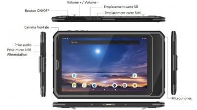 CW-1068 Tablette durcie 10" Android 9 IP68 et lisible au soleil