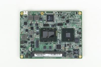 Carte industrielle COM Express Basic pour informatique embarquée, Celeron U3405 1.07GHz 2MB ULV 17W