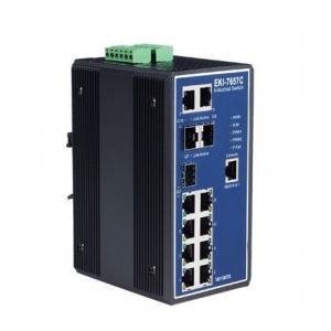 EKI-7657C-AE Switch Rail DIN industriel 7 ports + 3 x 1Gb Managé