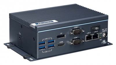 PC fanless ultra compact Intel i5 avec 2xLAN, 4 x USB 3.2, 2 x RS-232/422/485, 1 x HDMI, 1 x DP, 1 x GPIO