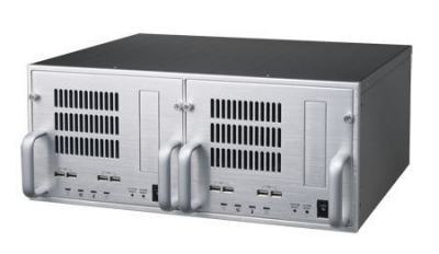 Châssis 4U à 2 unités centrales extractibles pour PC rack 19"