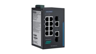 EKI-5629CI-EI-BE Switch Rail DIN industriel Proview 8 ports RJ45 + 2 RJ45/SFP combo -40°C +75°C