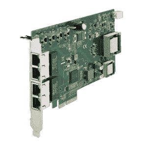 PCIE-1674PC-AE Carte ethernet Gigabit, 4-port PCI express GbE PoE card