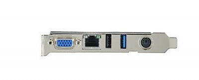 PCI-7032VG-00A1E Carte mère industrielle demi-longueur bus PCI, slot SBC HS, Atom N2930, Single LAN