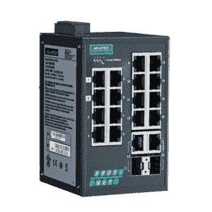 EKI-5626CI-PN-AE Switch Rail DIN industriel PROFINET ProView 16 ports FE + 2 Gb  -40°C 75°C