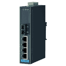 EKI-2525S-AE Switch Rail DIN industriel 4 ports + 1 FX Fibre Single mode