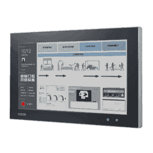 SPC-1840WP-T3AE Panel PC industriel étanche IP65 sur les 6 faces, 18.5" WXGA stationary Multi-Touch Panel PC, 4GB