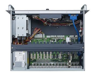 ACP-4020BP-50B Rack 4U peu profond, compatible carte fond de panier avec alimentation 500W