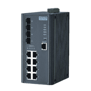 EKI-7712G-4F-AE Switch Rail DIN industriel 8 x Gb + 4 x FO Managé