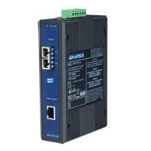 EKI-2741LXI-AE Switch industriel, GE to SM Fiber Media converter(Température étendue.)