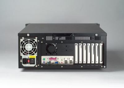 ACP-4320BP-00BE Châssis silencieux 4U pour PC rack 19" PICMG1.0 et 1.3 et 2 disques extractibles