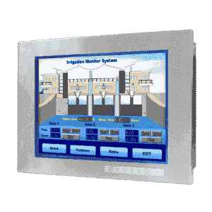 FPM-8151H-R3AE Ecran industriel 15", encastrable et tactile, durci, acier inoxydable, IP65 VGA/DVI, -20-60C, C1D2/ATEX