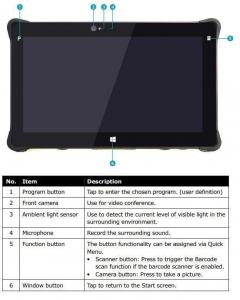 R11AH Tablette durcie 11,6" Durabook