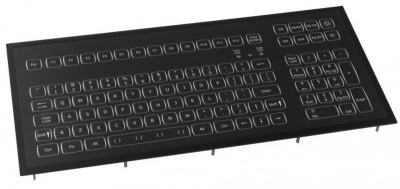 Clavier industriel rétro éclairé encastrable IP67 USB QWERTY