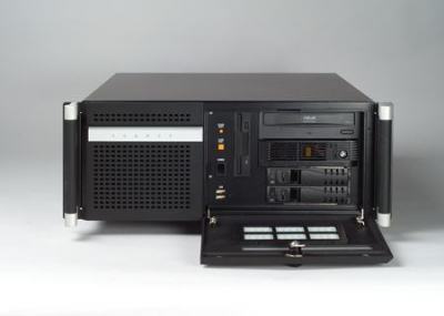 ACP-4320MB-40BE Châssis silencieux 4U 400W pour PC rack 19" avec carte mère ATX/MATX et 2 disques extractibles