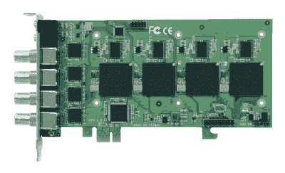 DVP-7632HE Carte industrielle d'acquisition vidéo, PCIE 4CH H.264 HD HW COMPRESSION VIDEO CARD