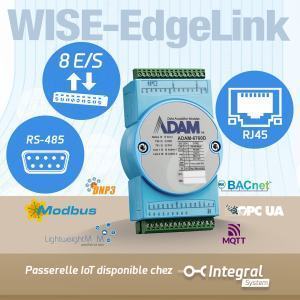 ESRP-PCS-ADAM6760D Passerelle intelligente compatible WISE-EdgeLink 8 entrées / sorties
