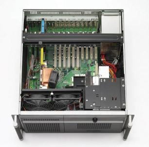 ACP-4010BP-00C Chassis rack 4U avec fond de panier PICMG compatible 1 ou 2 systèmes dans le même chassis