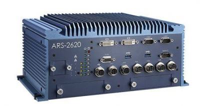 ARS-2620-20A1E Train PC fanless EN50155 I7-6600U 6xEthernet, 8Gb, 32Gb, 48Vdc
