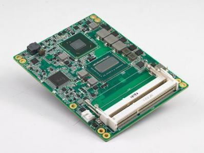 Carte industrielle COM Express Basic pour informatique embarquée, i3-3217UE 1.6G 17W 2C COMe Basic ECC