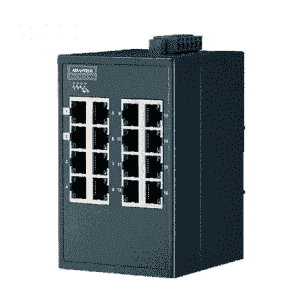 Switch Rail DIN industriel 16 ports Modbus managé