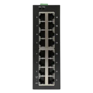 Switch ethernet industriel 16 ports 10/100/1000Mbps non managé (-40°C ~ 75°C)