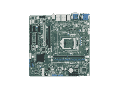 AIMB-505L-00A1E Carte mère industrielle, LGA1151 mATX DP/DVI/eDP/SATAIII/2 COM/H110/1 LAN