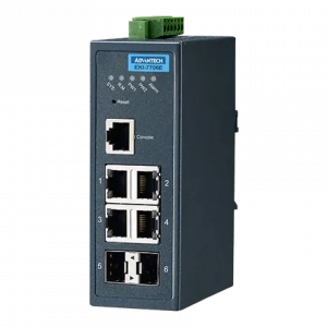 Switch ethernet industriel 4 ports 10/100Mbps + 2  SFP Administrable