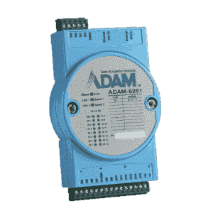 ADAM-6251-AE Module ADAM Entrée/Sortie sur MobusTCP, 16 canaux Isolated Digital Input