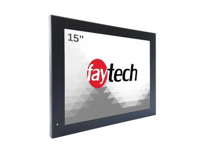 Panel PC 15" Fanless avec Intel N3350, tactile résistif,