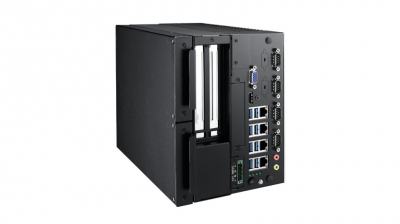 ARK-3530F-00A1 PC Fanless compatible Xeon, i3, i5 et i7 avec baie d'extension, VGA HDMI, 4xCOM, 8 x USB, 2 x mPCIe, 2 x PCI