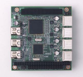 PCM-3620P-00A1E Carte industrielle PC104, USB2.0 & 1394 w/pinhead PC/104+ module, G