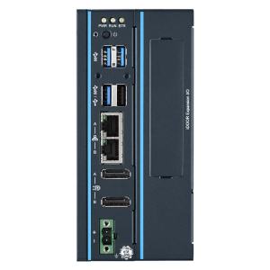 UNO-410-E1HX PC Fanless ATEX Rail DIN avec Atom E3940, 8 x DI, 8 x DO, 2 x COM, 2 x LAN, 3 x USB, 2 x DP 1.2