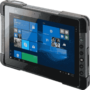 T800 Tablette durcie 8" IP65 Température étendue Windows 10 IoT, Intel Atom,