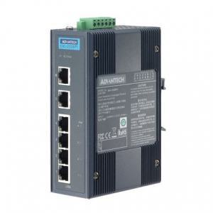 Switch Rail DIN Industriel 6 ports 10/100Mbps dont 4 ports POE