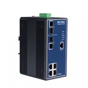 EKI-7654C-AE Switch Rail DIN industriel 4 ports + 2 x 1Gb Managé